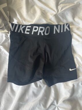 Nike Pro Black Athletic Compression Shorts